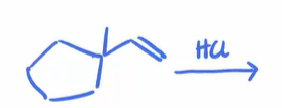 <p>Hydrohalogenation (ring expansion)</p>