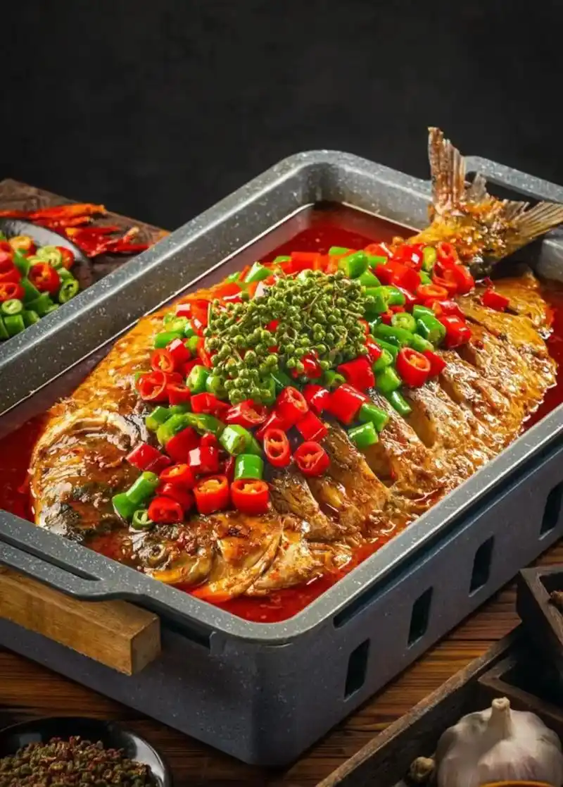 <p>（zhú yú）烤鱼 </p>