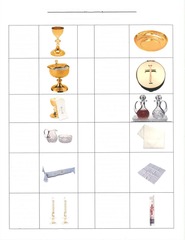 <p>The vessel which holds the wine that becomes the Precious Blood of Christ.</p>