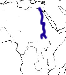 <p>The river in which early kingdoms in Egypt were centered around.</p>