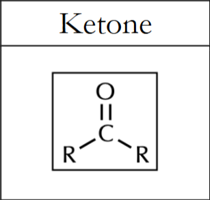 <p>ketone (R>C=O)</p>
