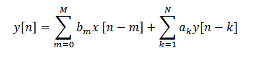 <p>Causal LTI systems can be described by a difference equation</p>
