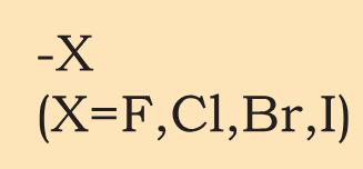 <p>What is the prefix and suffix for this functional group?</p>