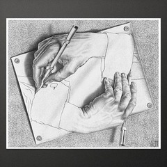 <p>A teacher asks students to analyze why the artwork below appears visually unstable.mWhich response is BEST?</p>