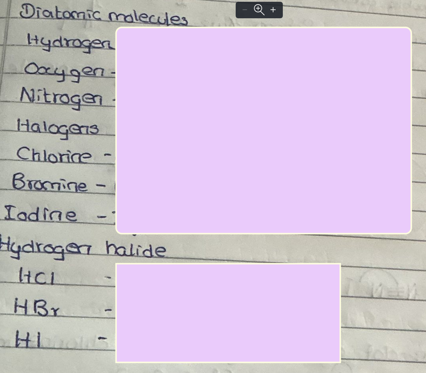 <p>OBJQ</p><p>Name the diatomic molecules </p>
