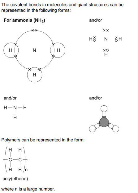 <ul><li><p>Some covalently bonded substances have very large molecules, such as __________. </p></li><li><p>Some covalently bonded substances have giant covalent structures, such as __________ and _________ ___________.</p></li></ul><p></p>
