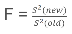 <p>____________ is a test statistic based on the comparison of the variance values from two or more series of numbers</p><p>Interpreted by comparing the calculated F value to a critical F value which is obtained from a statistical table</p><p>Null hypothesis is rejected when the observed F value is greater than the critical F value</p>