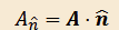 <p><strong>n</strong>_hat is the normal vector to the plane</p>