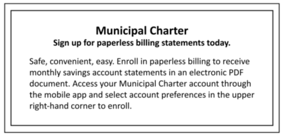 <p><span>How can customers enroll in paperless billing?</span></p>