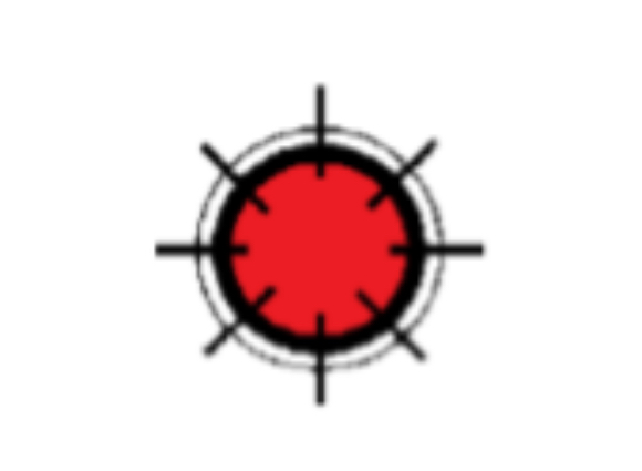 <p>Flashing red light </p>