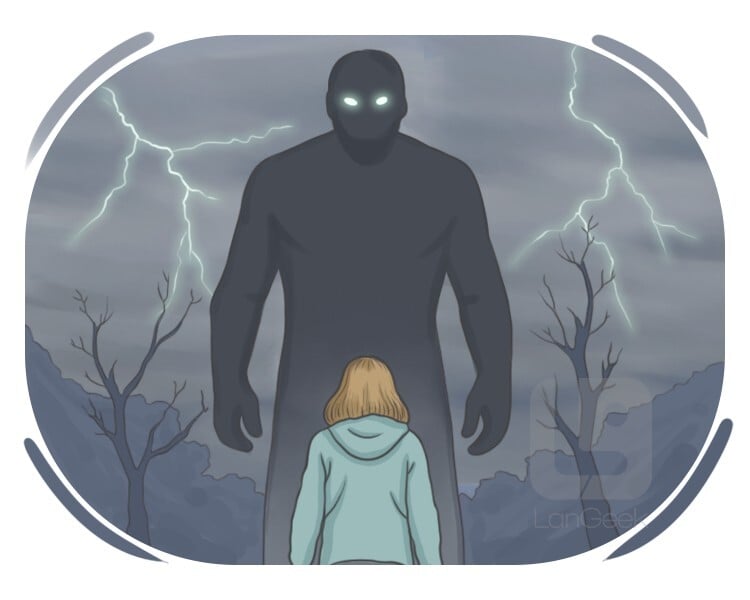 <ol><li><p>Serving as a warning or suggestion that something bad is going to happen; threatening; 2. of or serving as an evil omen.</p></li></ol><p></p>