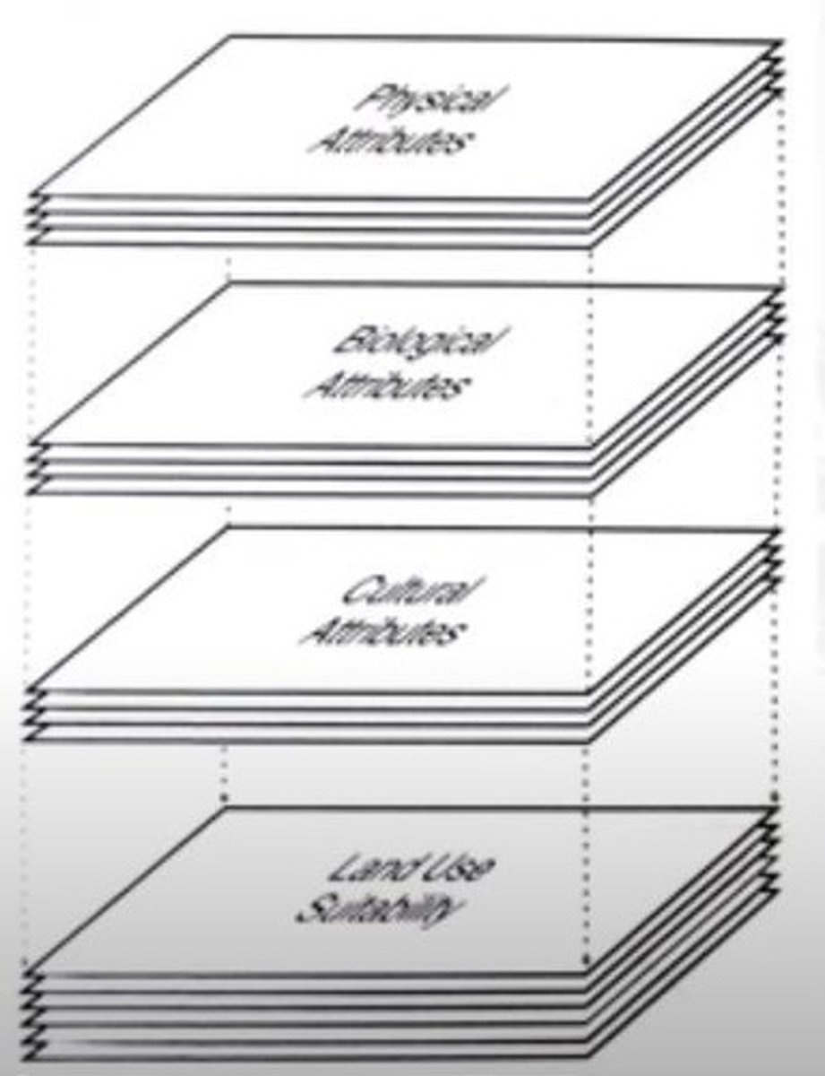 <p>Physical, biological, cultural, and political attributes.</p>