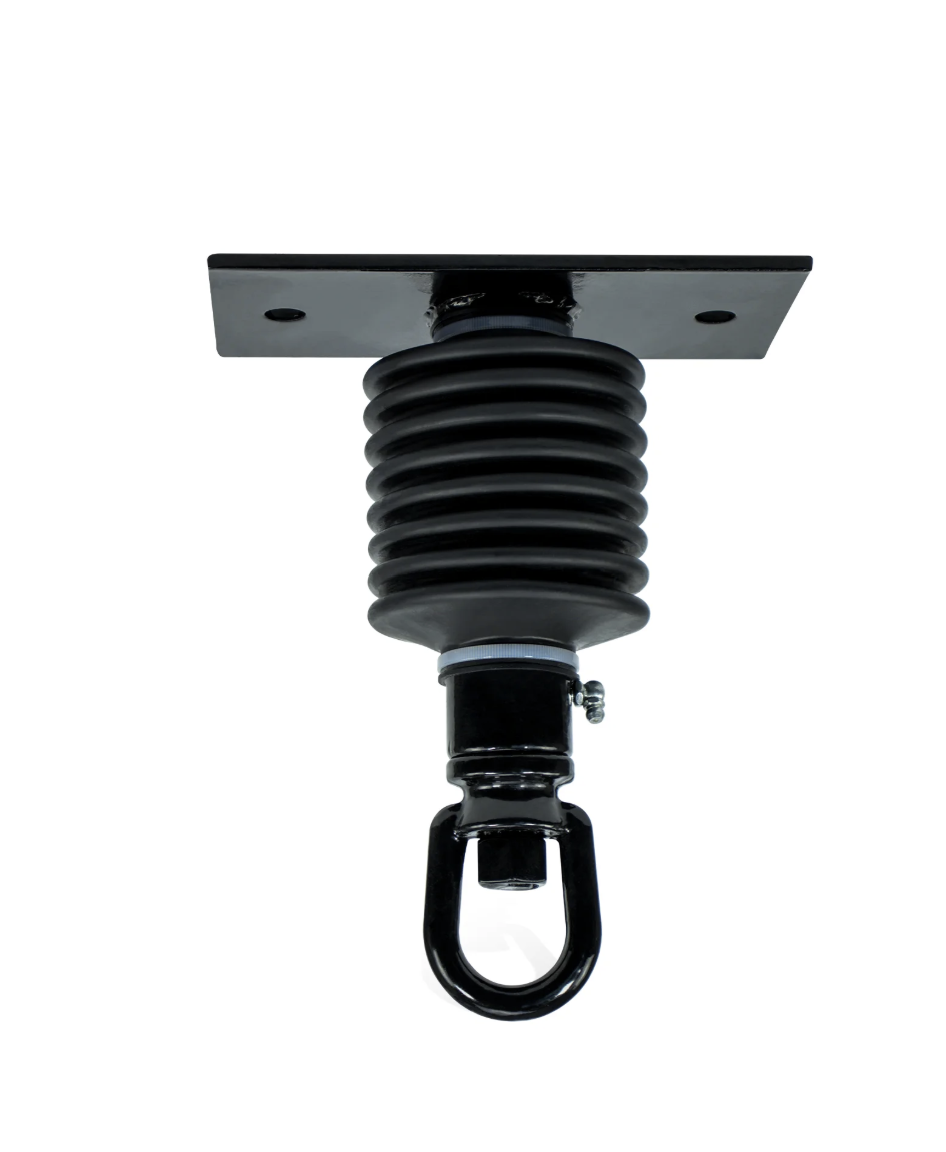 <p>Heavy Duty Tire Swivel - Black - 10 ½” overall Length. <br>Use with H140 - H150 or H172.<br>Plate is 8 1/16” x 4” with two 1/2” holes that are 6 1/8” center to center.</p>