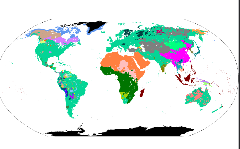 <p>Language families of the world</p>