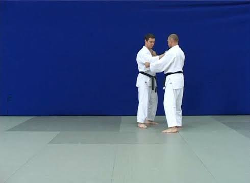 <p>Side foot sweep</p>