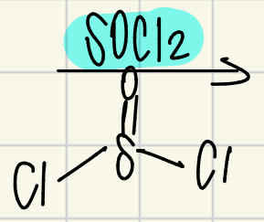 <p>SOCl<sub>2</sub>/ET<sub>3</sub>N (Tri-ethylamine)</p>
