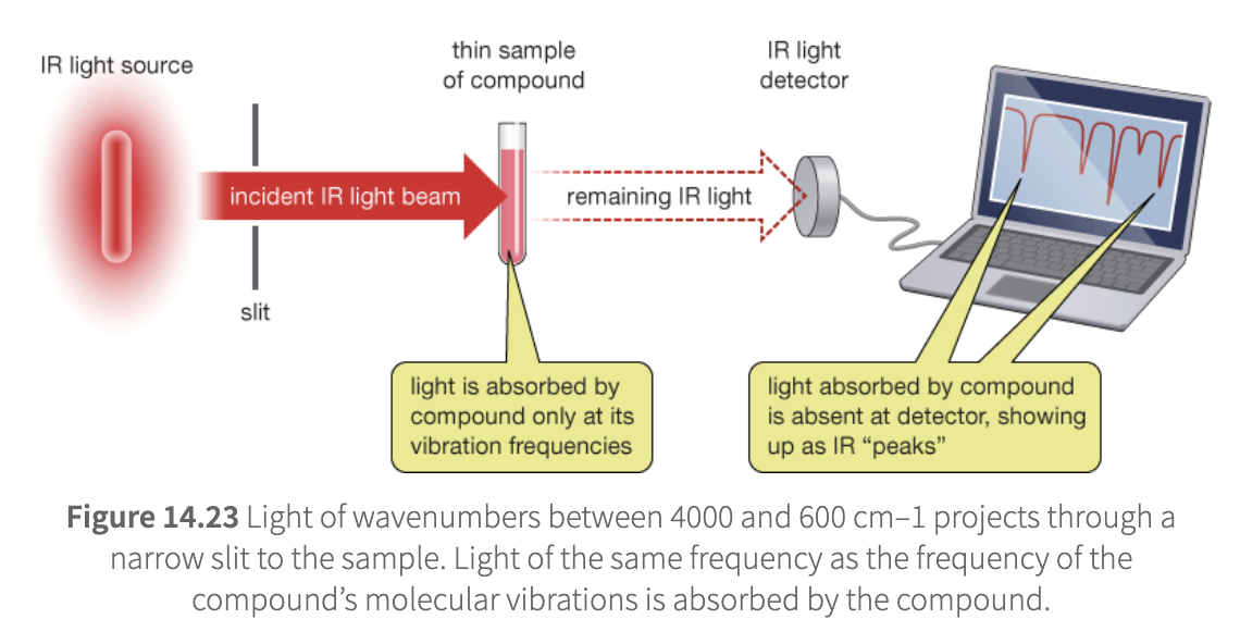 <p>IR spectroscopy </p>