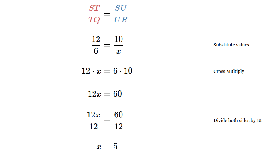 <p><span style="font-family: KaTeX_Main, "Times New Roman", serif; line-height: 1.2; font-size: 1.21em;"><em>x </em>= 5</span></p>