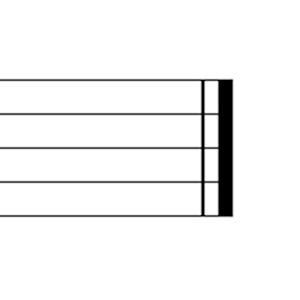 <p>double bar line</p>