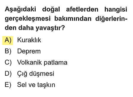 <p>Deprem, çığ, sel saniyeler veya dakikalar içinde olur biter. Ama <strong>kuraklık</strong> ve <strong>erozyon</strong> sinsi afetlerdir; yıllar sürer.</p>