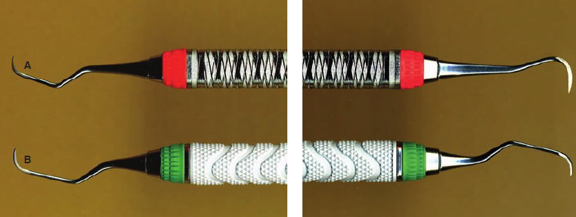 <p><strong>Single ended instrument</strong></p><ul><li><p>One working end</p></li><li><p>Periodontal probes </p></li></ul><p></p><p><strong>Double ended instrument </strong></p><ul><li><p>Two working ends</p></li><li><p>Curets</p></li></ul><p></p>