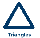 <p>What do triangles mean?</p>