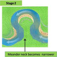 <p>narrow point in the u-shape (just look at the picture)</p>
