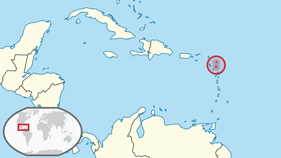 <p>Region: Caribbean (Lesser Antilles - Leeward Islands)</p>