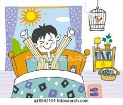 <p>(qǐ chuáng) to get up</p>