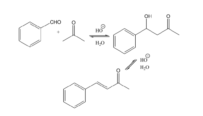 <p><span>-Dehydrated aldol products of benzaldehyde and acetone</span></p>
