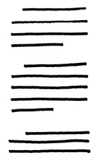 <p>Normal writing in sentences, not poetry.</p>