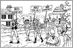 <p>Colonists did not want to be taxed if they did not have a representative in Britain's Parliament.</p>