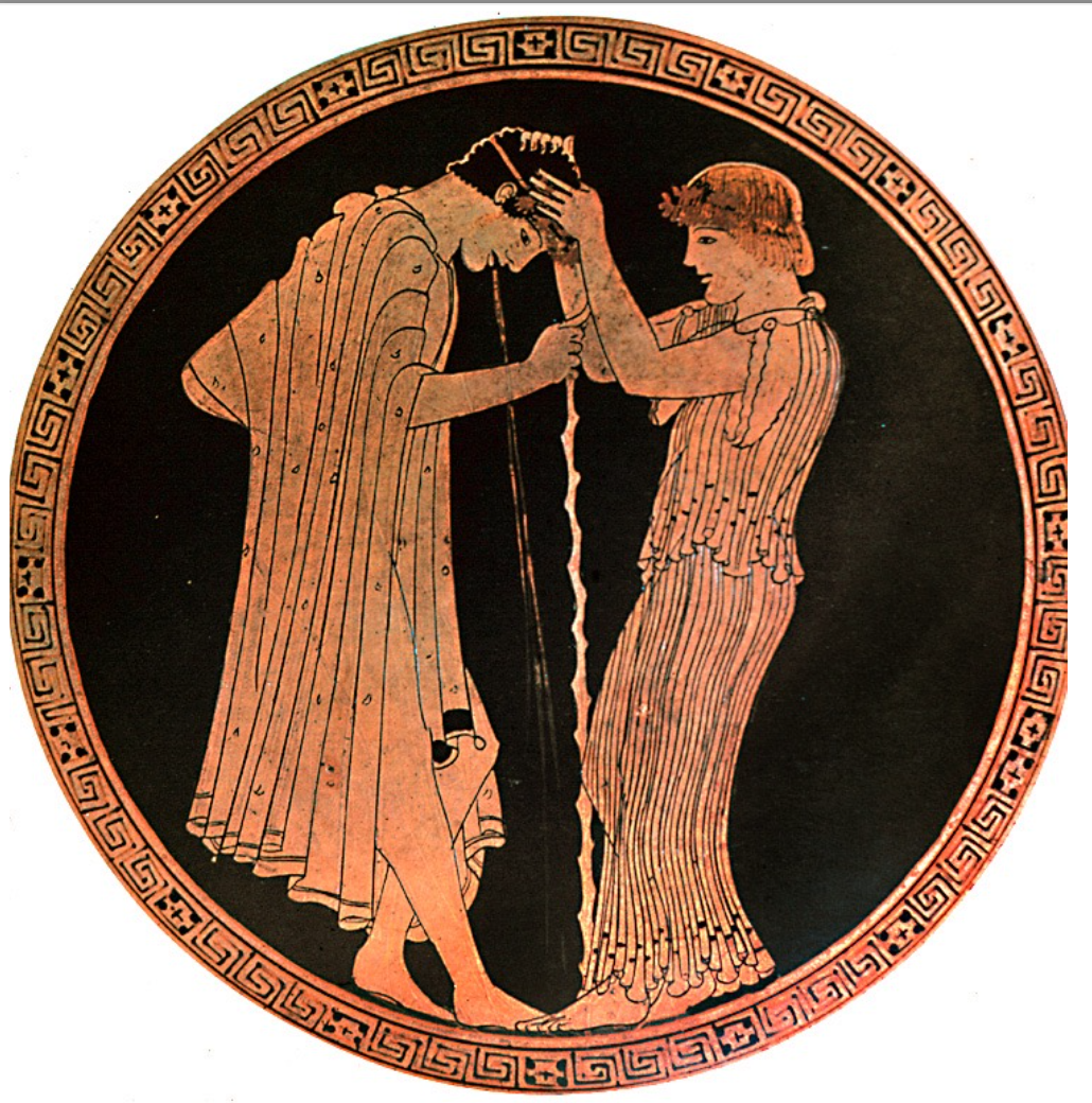 <p>Kylix tondo by Brygos Painter</p>