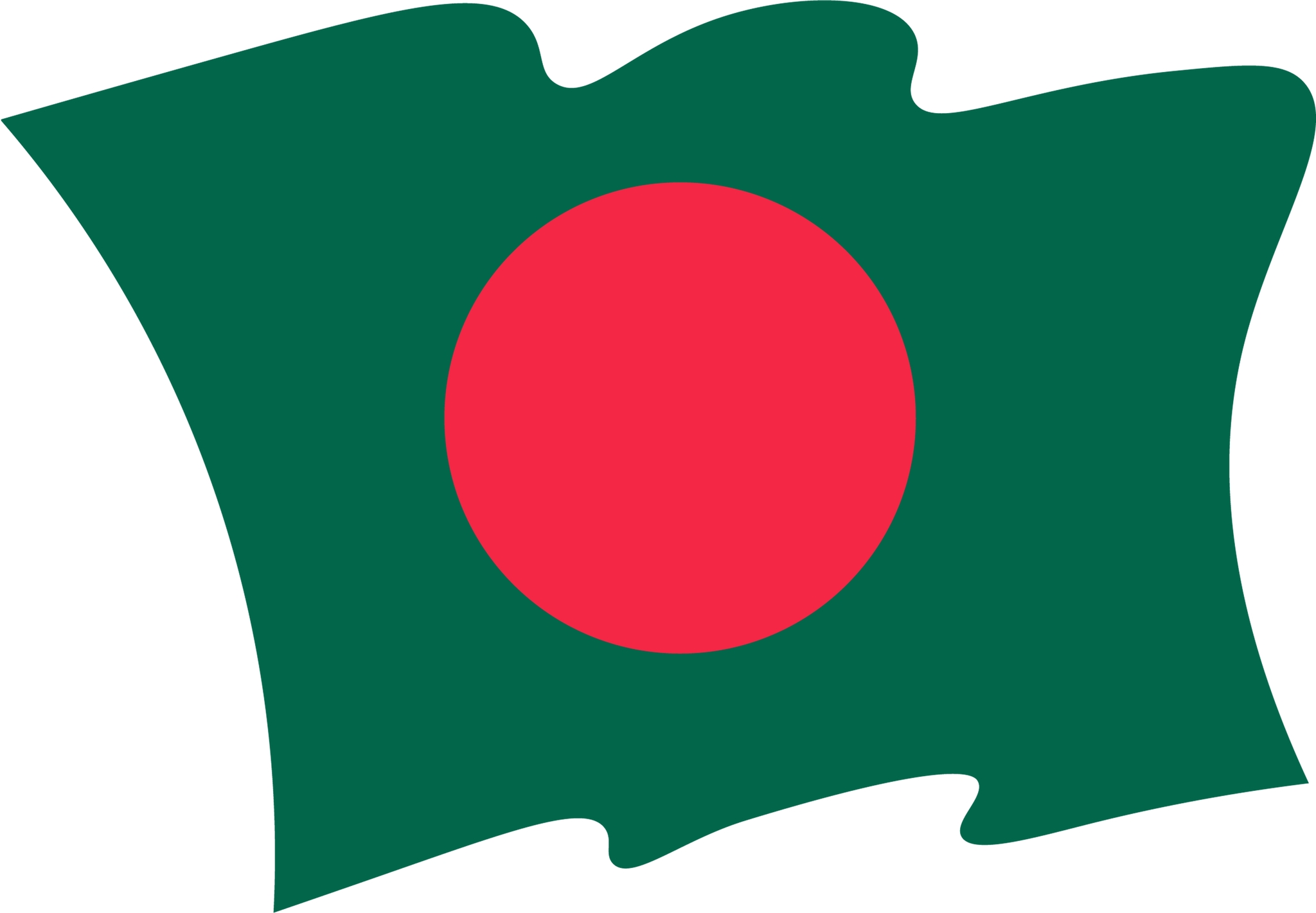 <p>The flag of Bangladesh has a green background with a red circle slightly off-center toward the left. The green color represents the lush land and youth of the country, while the red circle symbolizes the rising sun and the sacrifice made for independence. The flag reflects hope, freedom, and national pride.</p>