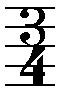 <p>tells how many beats are in each measure and what kind of note gets one beat</p>
