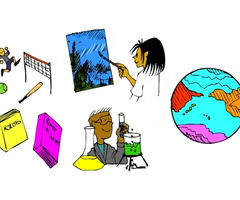 <p>synonyme: les matières scolaires</p>