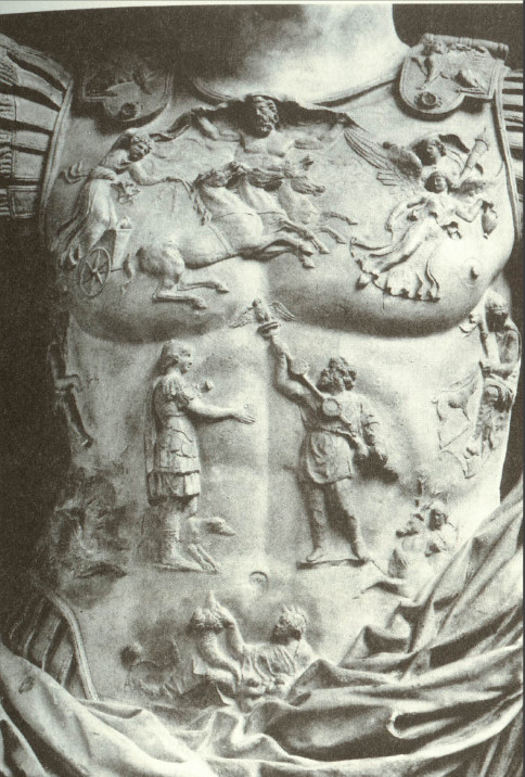 <p>what statue is this from? who are the main figures present?</p>