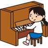 <p>je joue du piano</p>