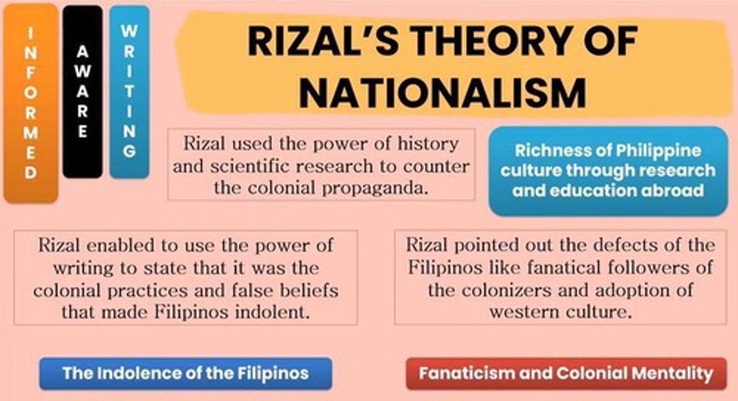 <p>It requires courses on Rizal's life and works, particularly 'Noli Me Tangere' and 'El Filibusterismo', in all schools.</p>