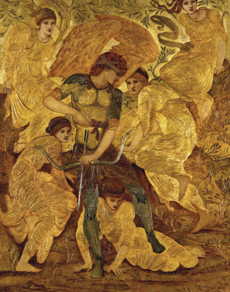 <p>Cupid’s Hunting Fields - Burne-Jones</p>