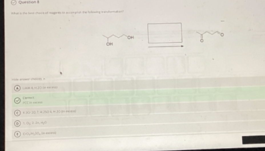 <p>Best reagent?</p>