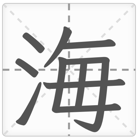 <p>HẢI</p><p>海 (うみ) : Biển</p><p>海外 (かいがい) : Nước ngoài / Hải ngoại</p><p>海水 (かいすい) : Nước biển</p><p>海軍 (かいぐん) : Hải quân</p><p>北海道 (ほっかいどう) : Hokkaido</p>