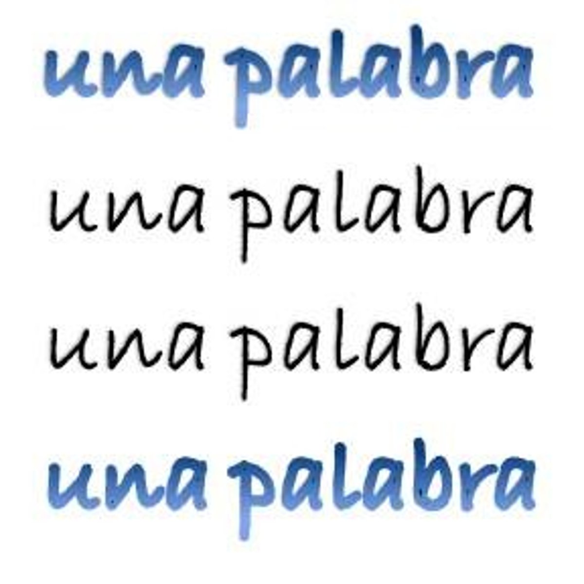 <p>he repeated a word</p>