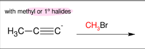 <p>Using acetylide anion to form <strong><u>internal alkyne</u></strong></p>