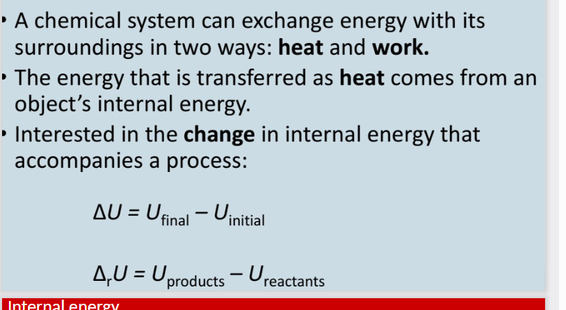 <p>The energy within a system even if the existence of the energy is not obvious, is the sum of kinetic and potential energies </p>