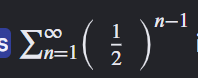 <p>Geometric Series</p>