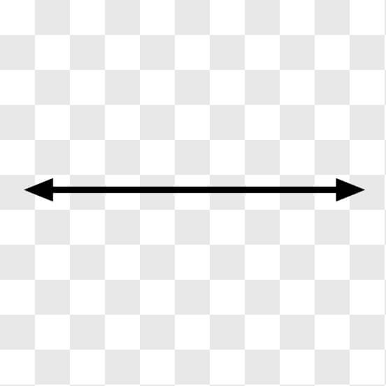 <p>A set of infinitely many points that extend in two directions </p>