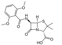 <p>[PENICILLINIASE-RESISTANT PENICILLINS / ANTISTAPHYLOCOCCAL PENICILLINS]</p><p>a. Methicillin</p><p>b. Nafcillin</p><p>c. Oxacillin (OXA)</p><p>d. Cloxacillin (CLX)</p><p>e. Dicloxacillin (DCX)</p>