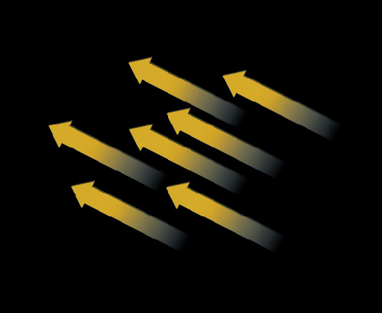<p>together in one direction</p>