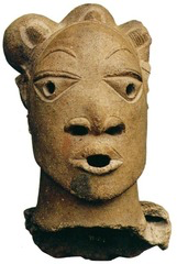 <p>A teacher includes Nok sculptures in a unit on African art history. What major idea would their inclusion support?</p>